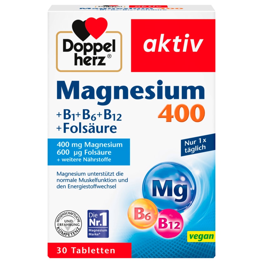 Doppelherz Magnesium 400 30 Stück
